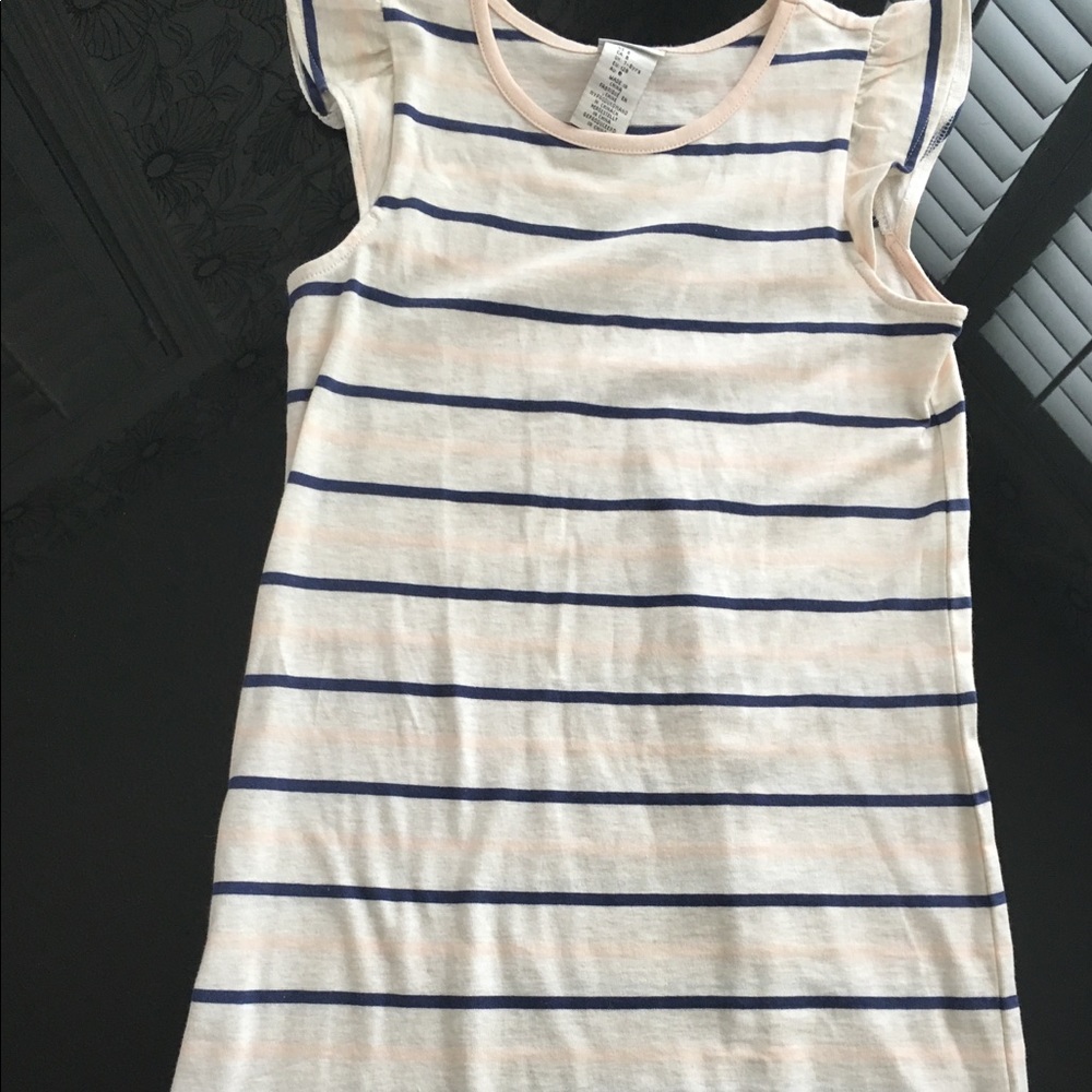 Max Studio dress pink/ navy/ light oatmeal